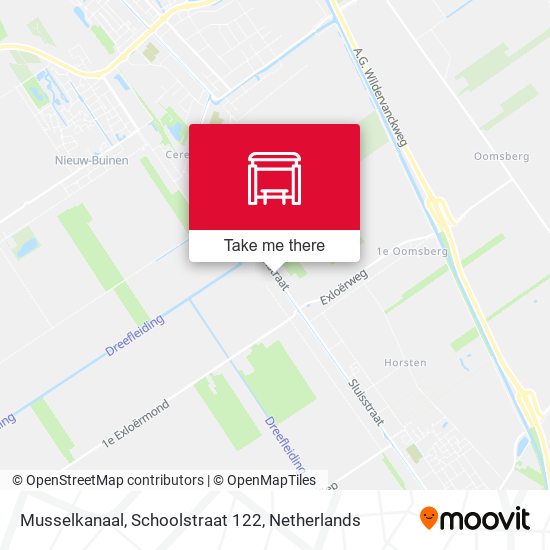 Musselkanaal, Schoolstraat 122 map
