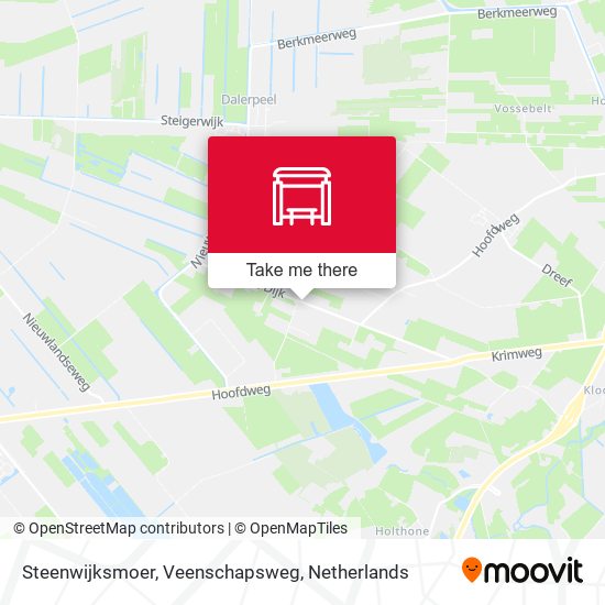 Steenwijksmoer, Veenschapsweg map