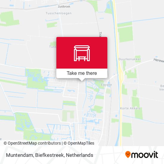 Muntendam, Biefkestreek map