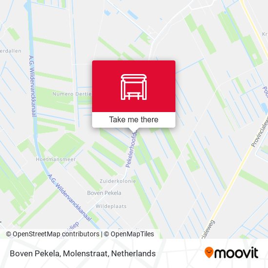 Boven Pekela, Molenstraat map