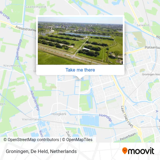 Groningen, De Held Karte