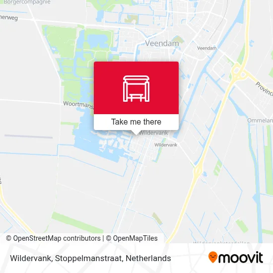 Wildervank, Stoppelmanstraat Karte