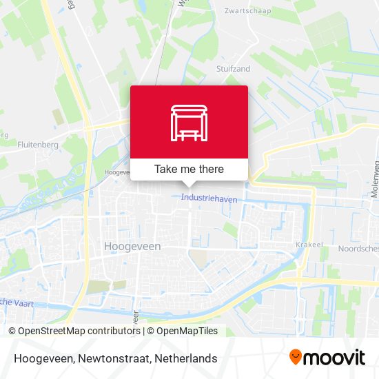 Hoogeveen, Newtonstraat map