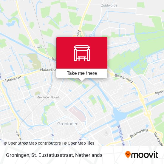 Groningen, St. Eustatiusstraat map