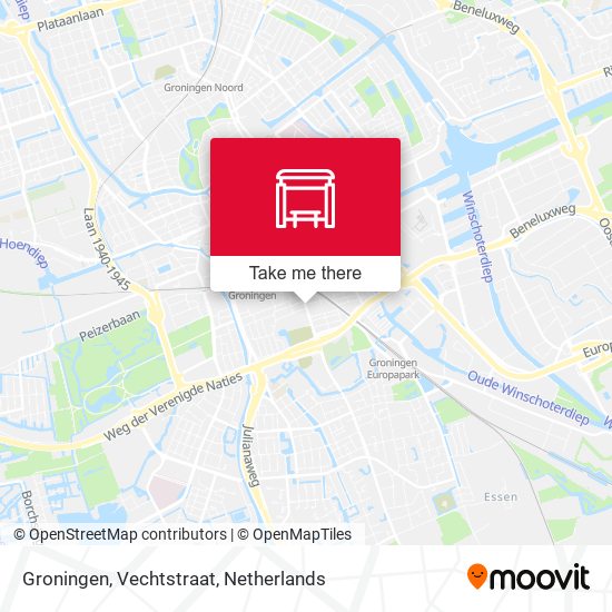 Groningen, Vechtstraat map