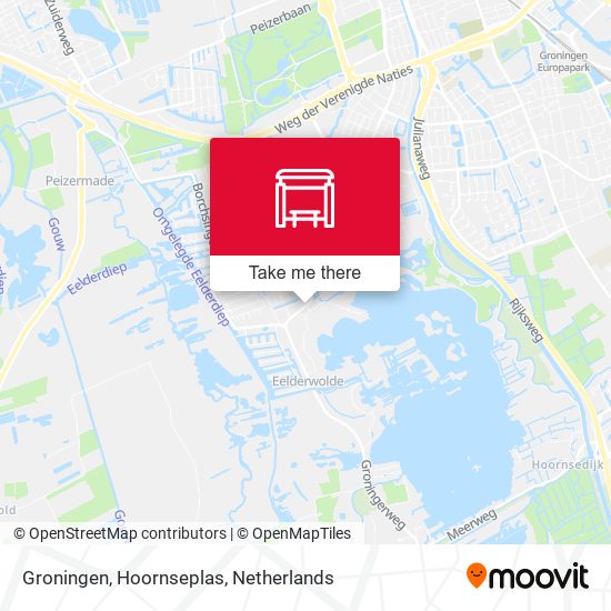 Groningen, Hoornseplas map