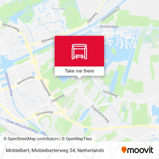 Middelbert, Middelberterweg 54 Karte