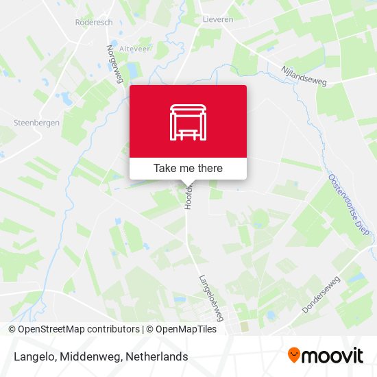 Langelo, Middenweg Karte