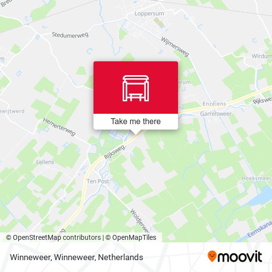 Winneweer, Winneweer map