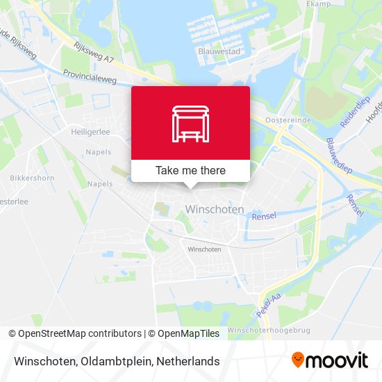 Winschoten, Oldambtplein map