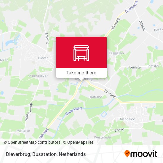 Dieverbrug, Busstation map