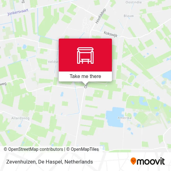 Zevenhuizen, De Haspel map
