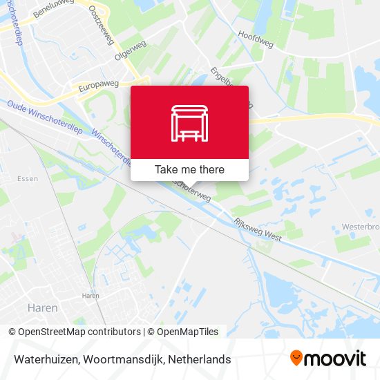 Waterhuizen, Woortmansdijk map