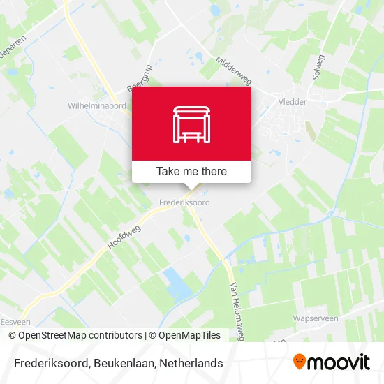 Frederiksoord, Beukenlaan map