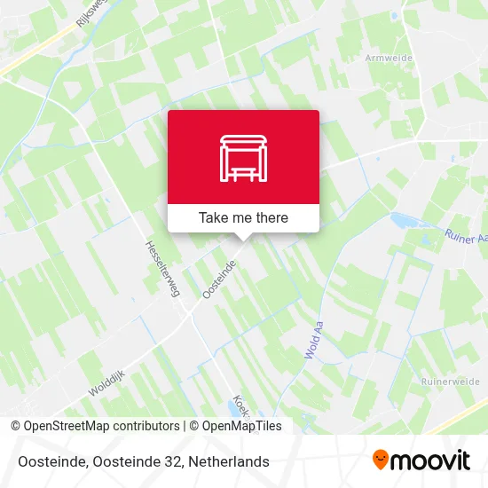 Oosteinde, Oosteinde 32 map