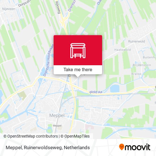 Meppel, Ruinerwoldseweg map