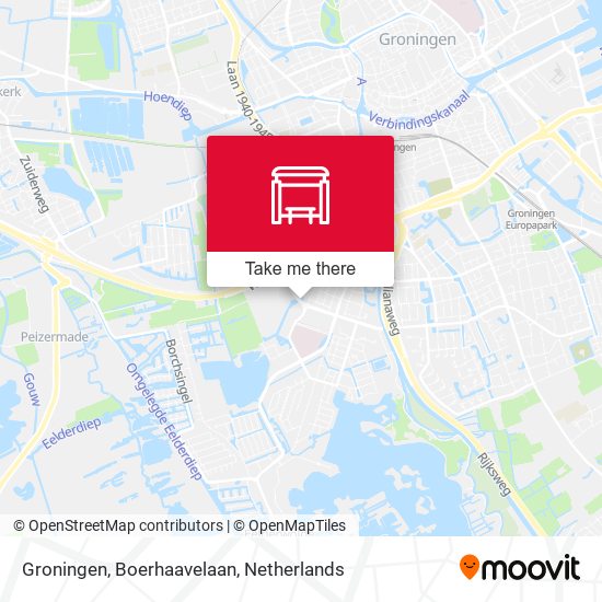 Groningen, Boerhaavelaan map