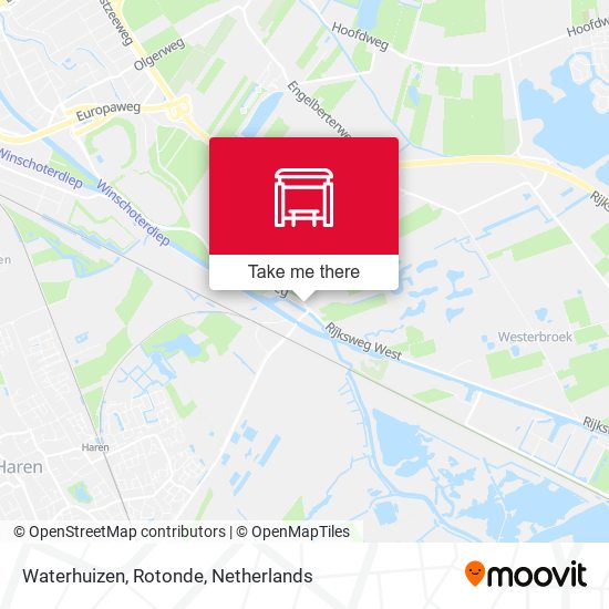 Waterhuizen, Rotonde map