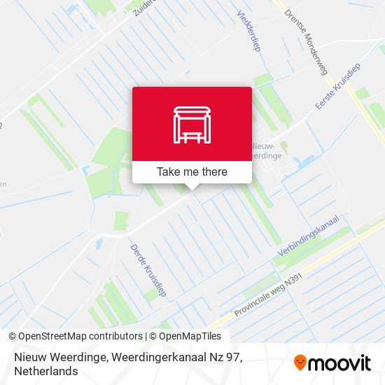Nieuw Weerdinge, Weerdingerkanaal Nz 97 map