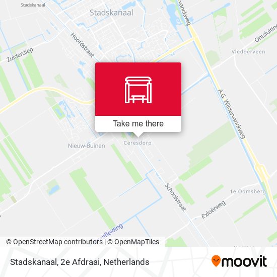 Stadskanaal, 2e Afdraai map