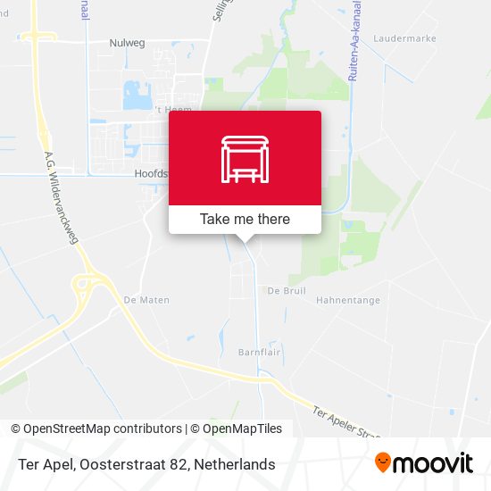 Ter Apel, Oosterstraat 82 map
