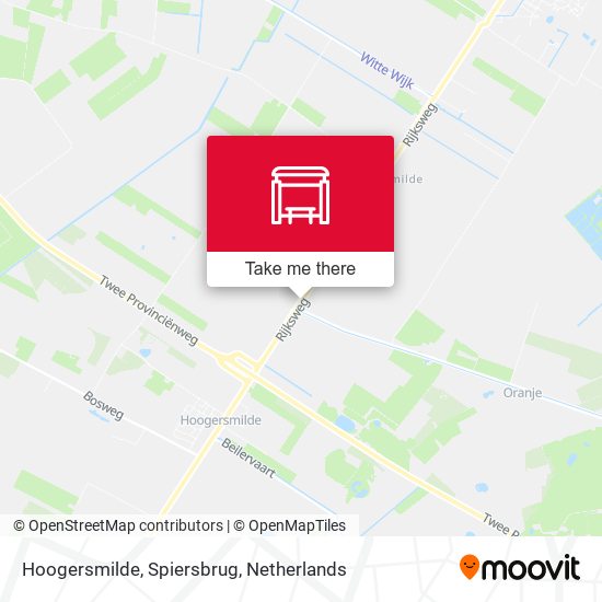 Hoogersmilde, Spiersbrug map