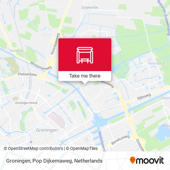 Groningen, Pop Dijkemaweg map