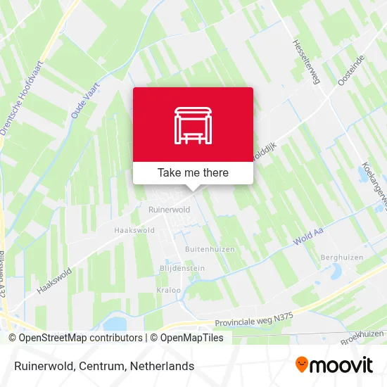 Ruinerwold, Centrum Karte