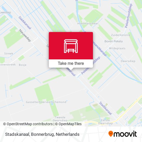 Stadskanaal, Bonnerbrug map