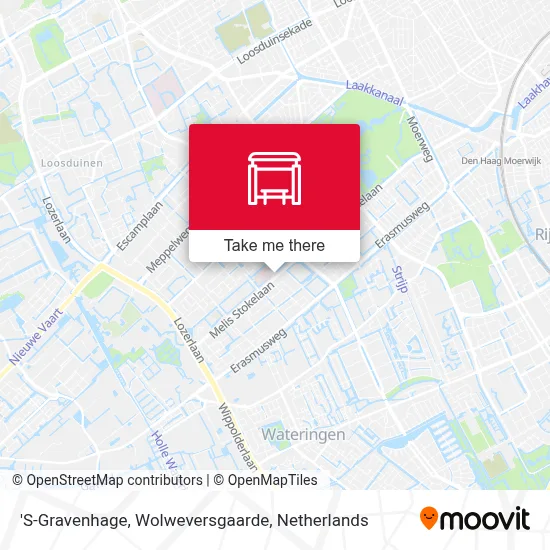 'S-Gravenhage, Wolweversgaarde Karte