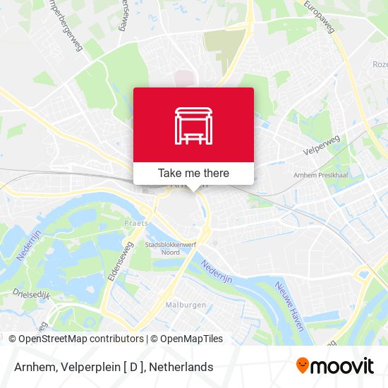 Arnhem, Velperplein [ D ] map