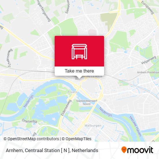 Arnhem, Centraal Station [ N ] map