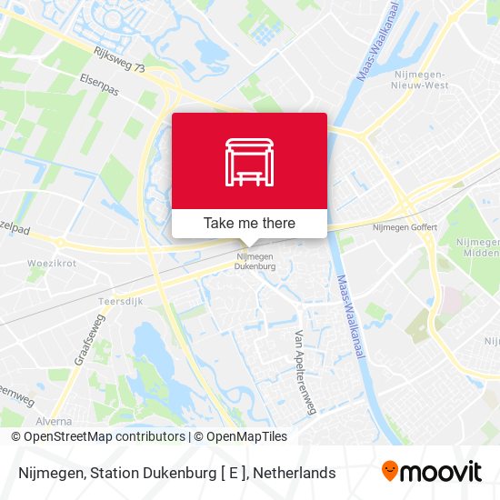 Nijmegen, Station Dukenburg [ E ] map