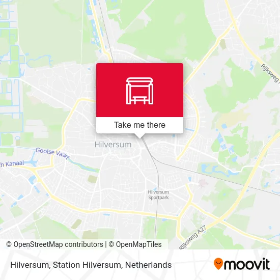 Hilversum, Station Hilversum map
