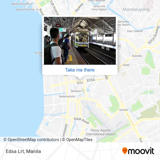 Edsa Lrt map