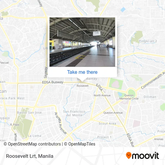 Roosevelt Lrt map