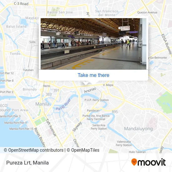 Pureza Lrt map