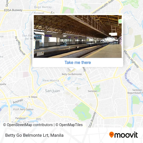 Betty Go Belmonte Lrt map