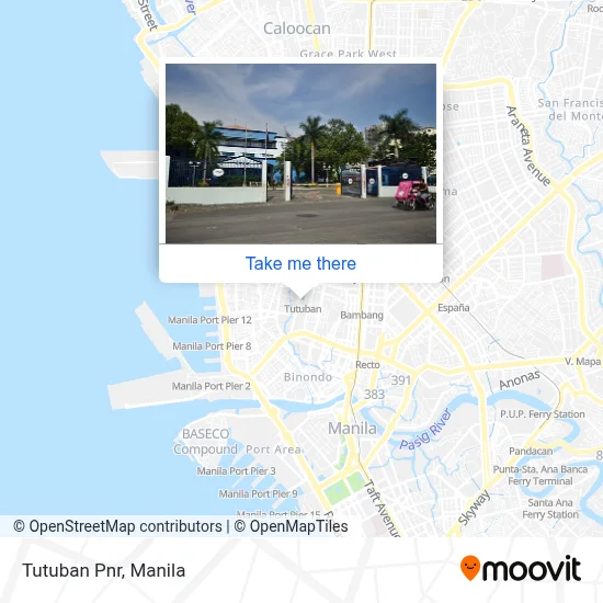 Tutuban Pnr map