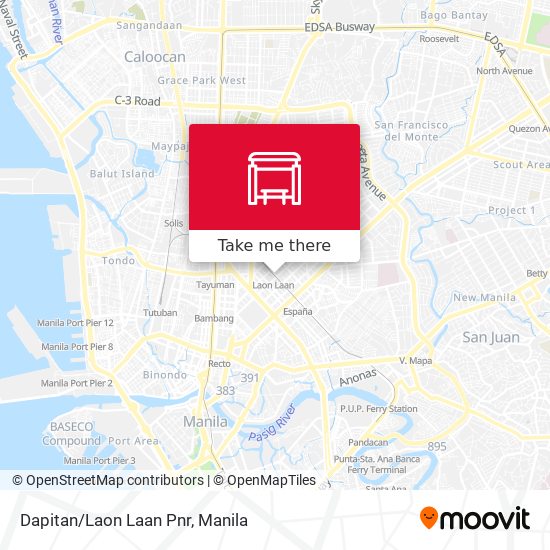Dapitan/Laon Laan Pnr map