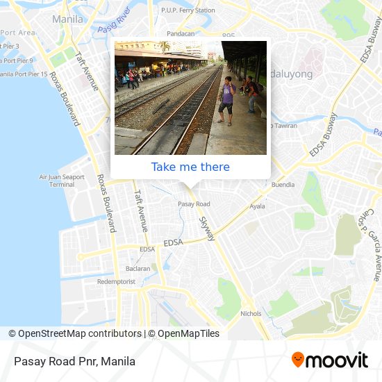 Pasay Road Pnr map