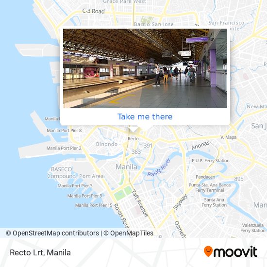 Lrt Recto Station Map How To Get To Recto Lrt In Manila By Bus Or Train?