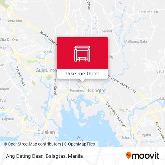 Ang Dating Daan, Balagtas map