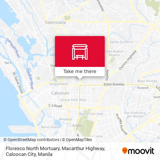 Floresco North Mortuary, Macarthur Highway, Caloocan City map