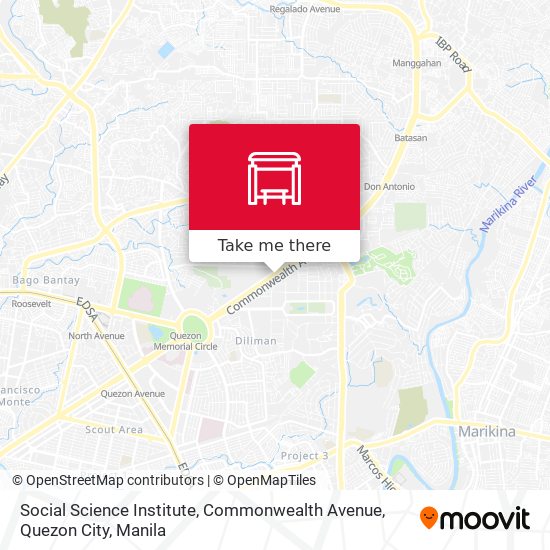 Social Science Institute, Commonwealth Avenue, Quezon City map