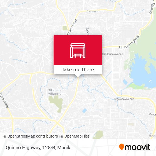 Quirino Highway, 128-B map
