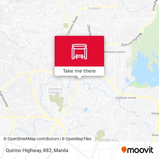 Quirino Highway, 882 map