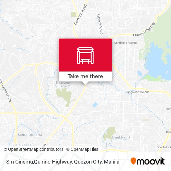 Sm Cinema,Quirino Highway, Quezon City map