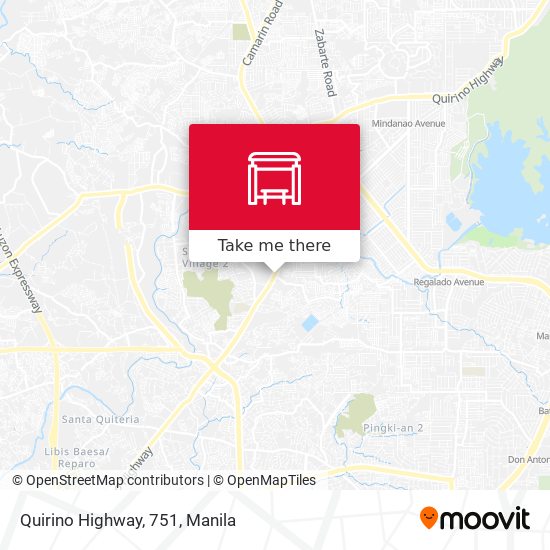 Quirino Highway, 751 map