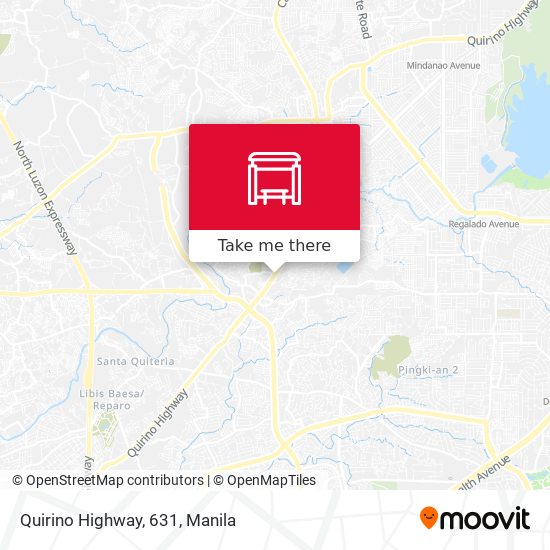 Quirino Highway, 631 map